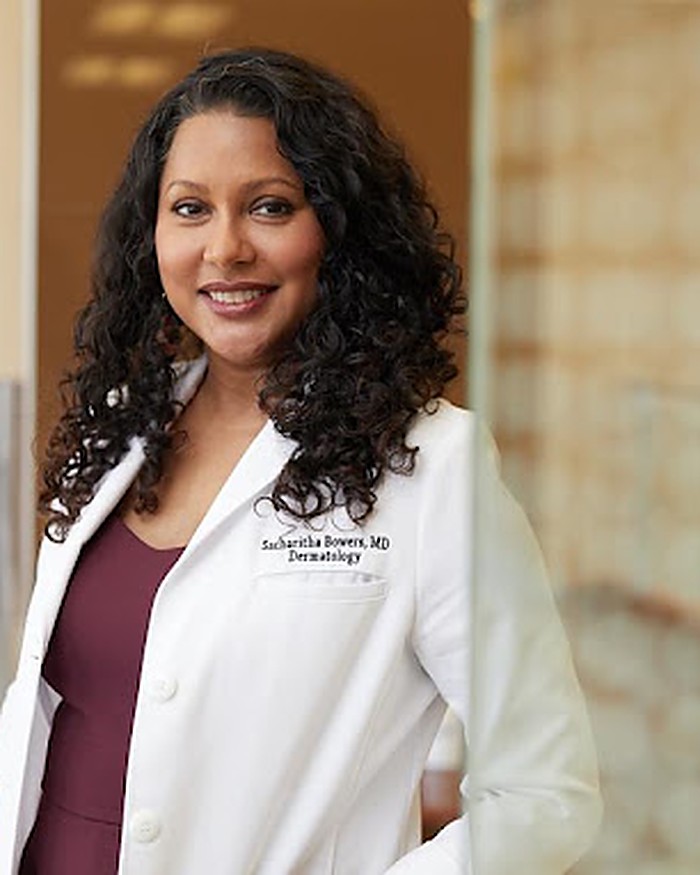 Dr. Sacharitha Bowers, board-certified dermatologist